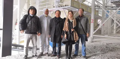 Vietnamese customers visiting Cronus grinding mill factory